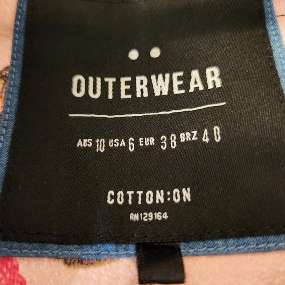 Cotton:on - Kimono style zip - floral snake pattern - US 6 but fits larger! - Picture 11 of 11